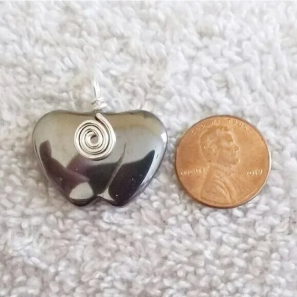 One-of-a-kind Hematite Apple Beaded Necklace! Teacher's Gift? Apple of your Eye? - Picture 7 of 9